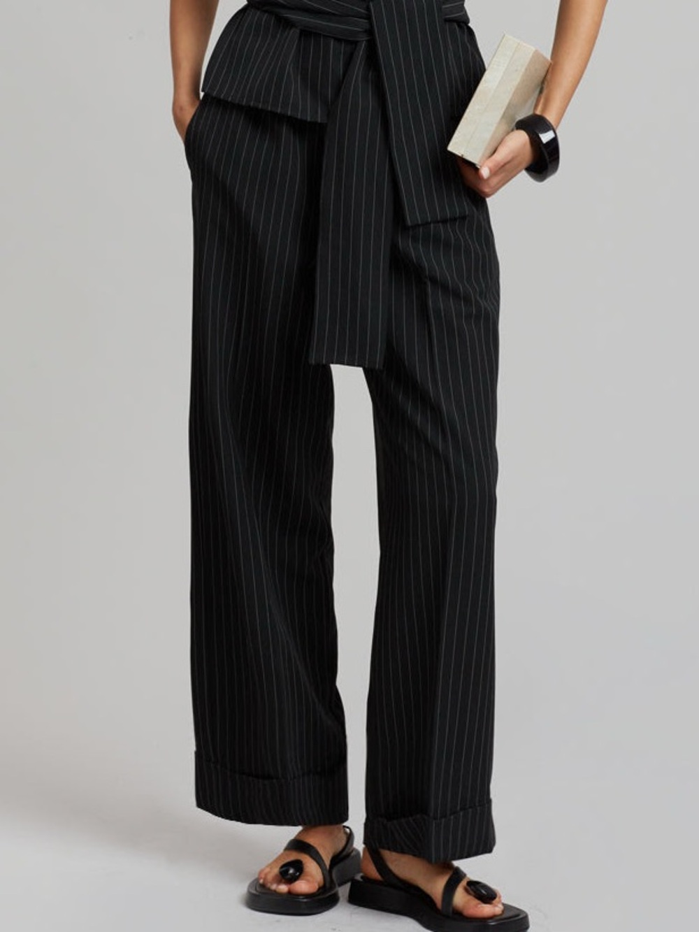 The Frankie Shop Malo Pinstripe Pant